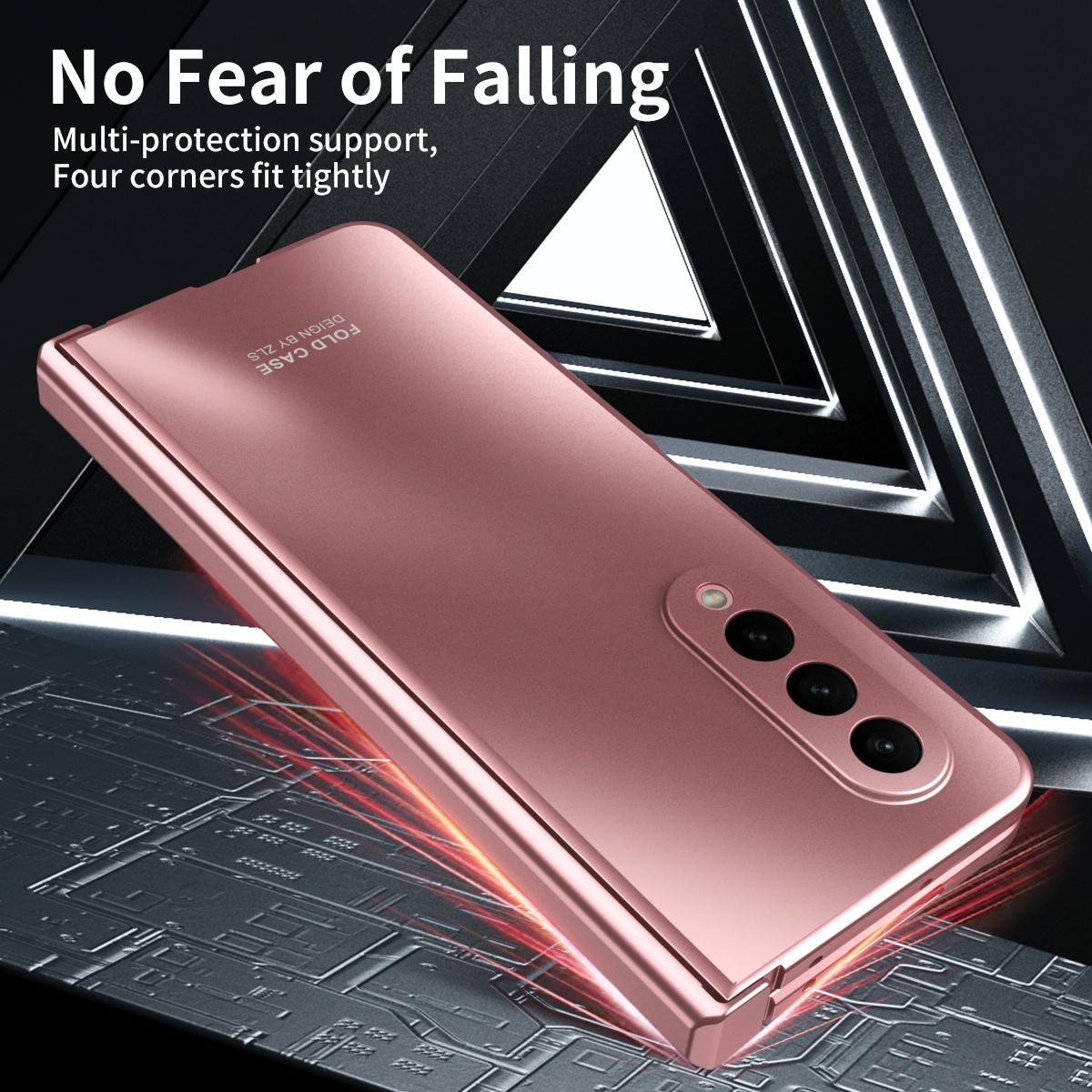 For Samsung Galaxy Z Fold4 5G Foldable Electroplated Case - Green 5