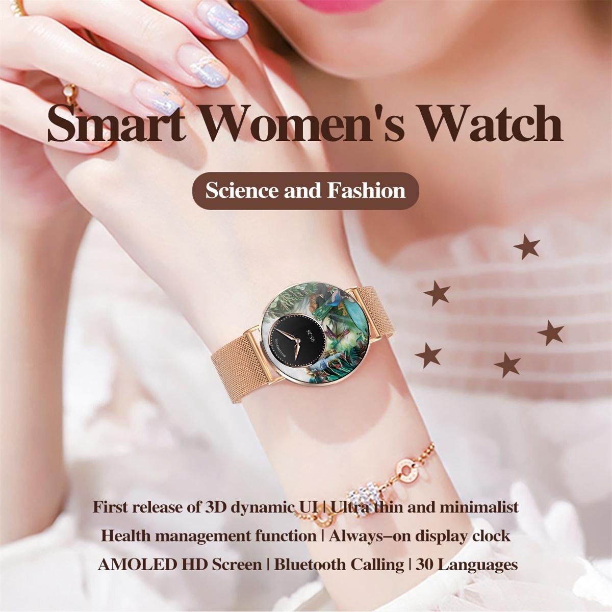1.32 Inch Colour Screen Smart Watch With Bluetooth Call & Health Monitoring - Gold 6