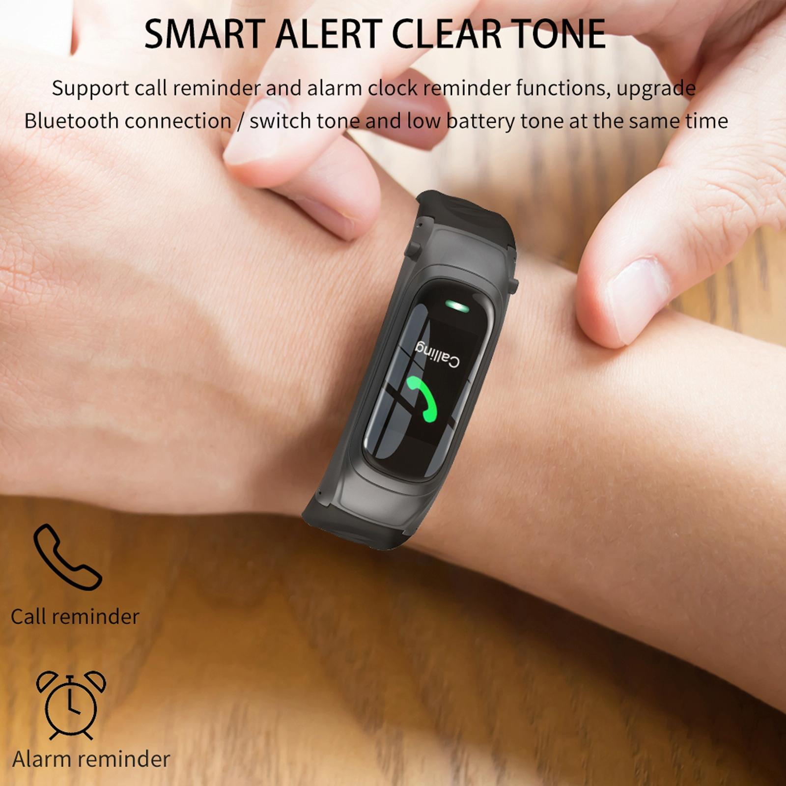 Smart Bracelet With Ai Voice Sleep & Heart Rate Monitoring Call Rejection - Black 6
