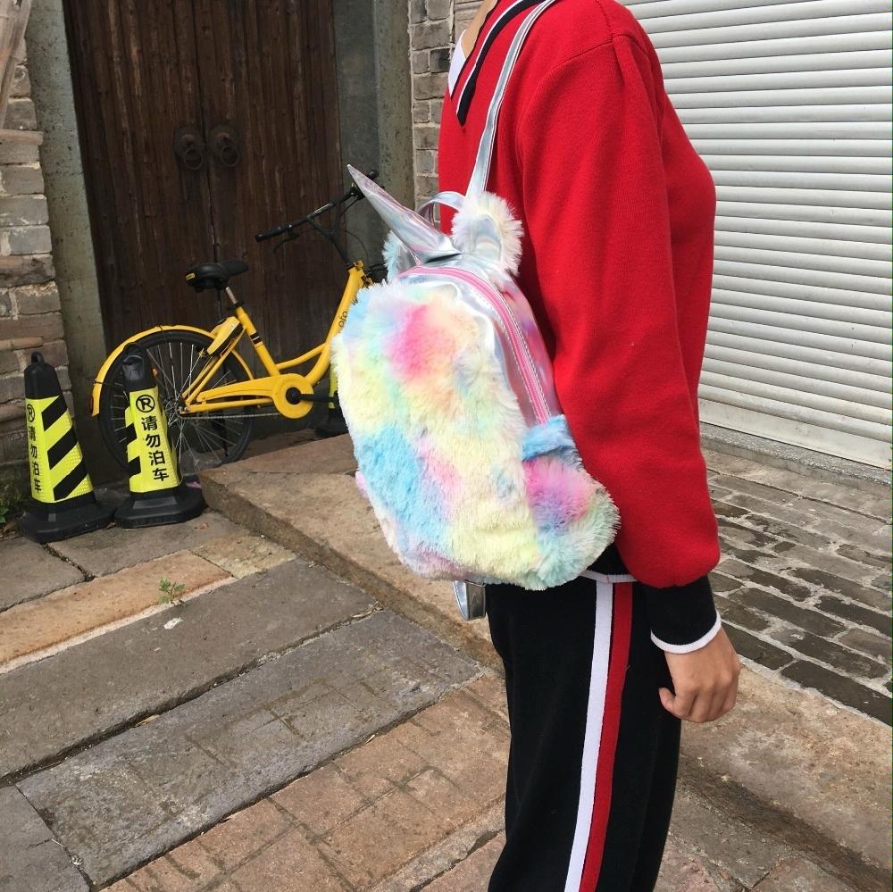 Teen Unicorn Backpack - Colourful for Travel - Pink 5