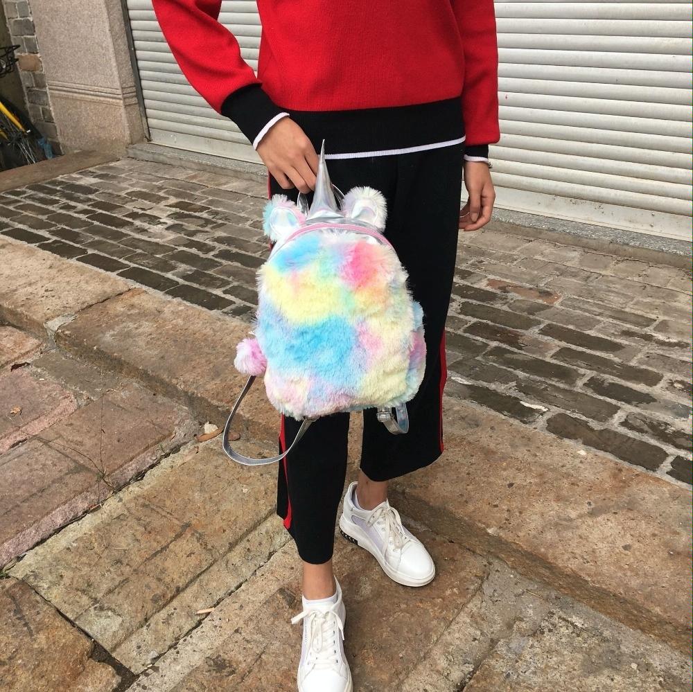 Teen Unicorn Backpack - Colourful for Travel - Pink 6