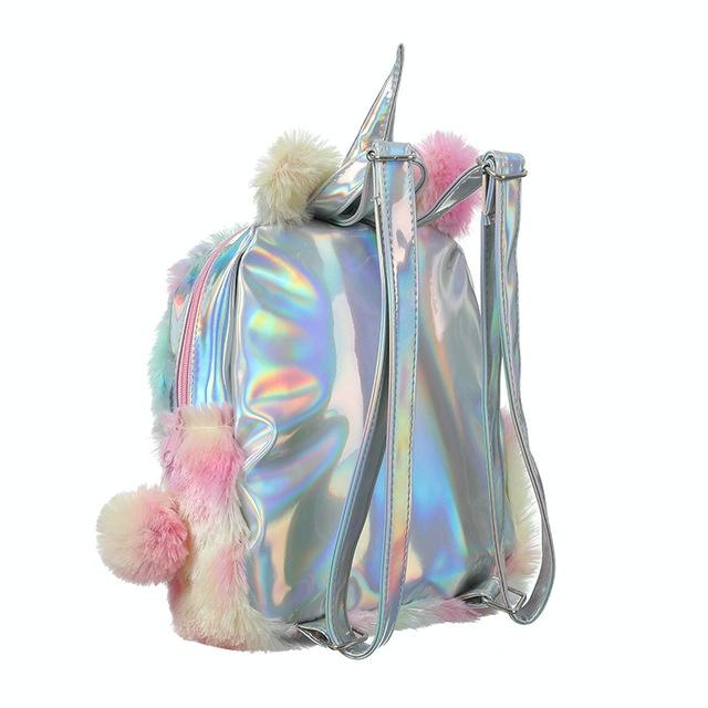 Teen Unicorn Backpack - Colourful for Travel - Pink 7