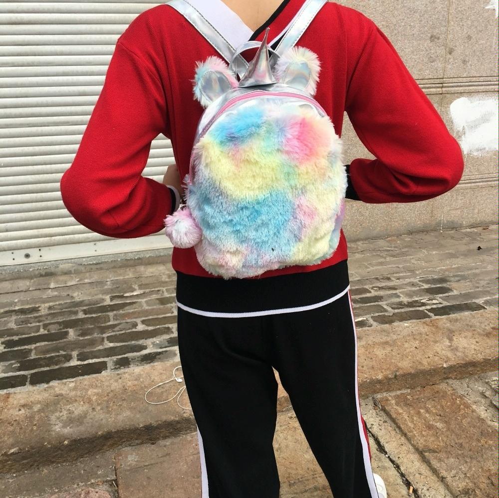 Teen Unicorn Backpack - Colourful for Travel - Pink 12