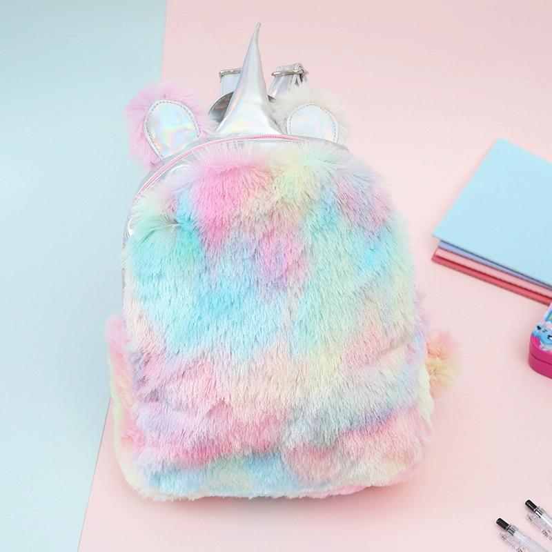 Teen Unicorn Backpack - Colourful for Travel - Pink 14