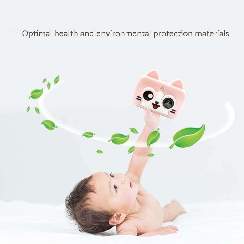 2.0 Hd Screen Wifi Children's Digital Camera with 12mp Cartoon Design and Fun Photography - 2 Screen Wifi Cartoon Design Fun Photography - Pink 13