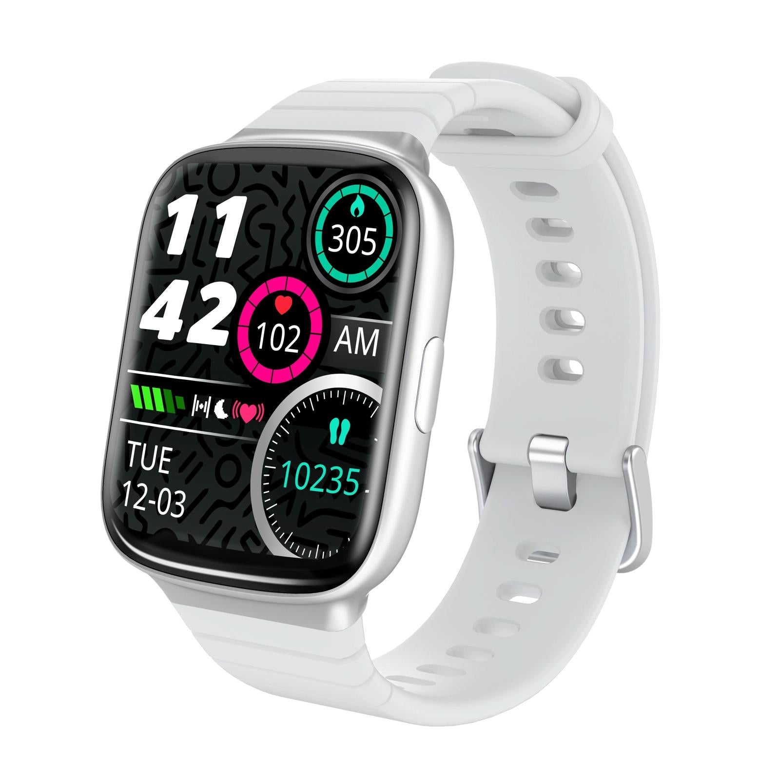 1.69 Inch Ips Screen 5Atm Waterproof Sport Smart Watch Support Sleep Monitoring / Heart Rate Monitoring / Sport Mode / Incoming Call & Information Reminder - Rose Gold 12
