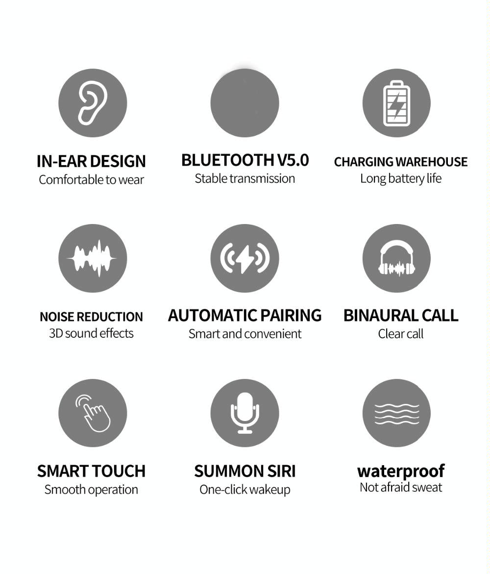 Bluetooth Headset Bracelet With Hr / Bp Monitoring & Temp. Measurement - Blue 9
