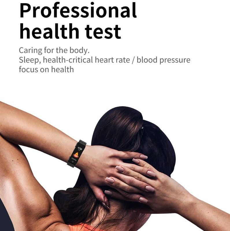 Bluetooth Headset Bracelet With Hr / Bp Monitoring & Temp. Measurement - Blue 12