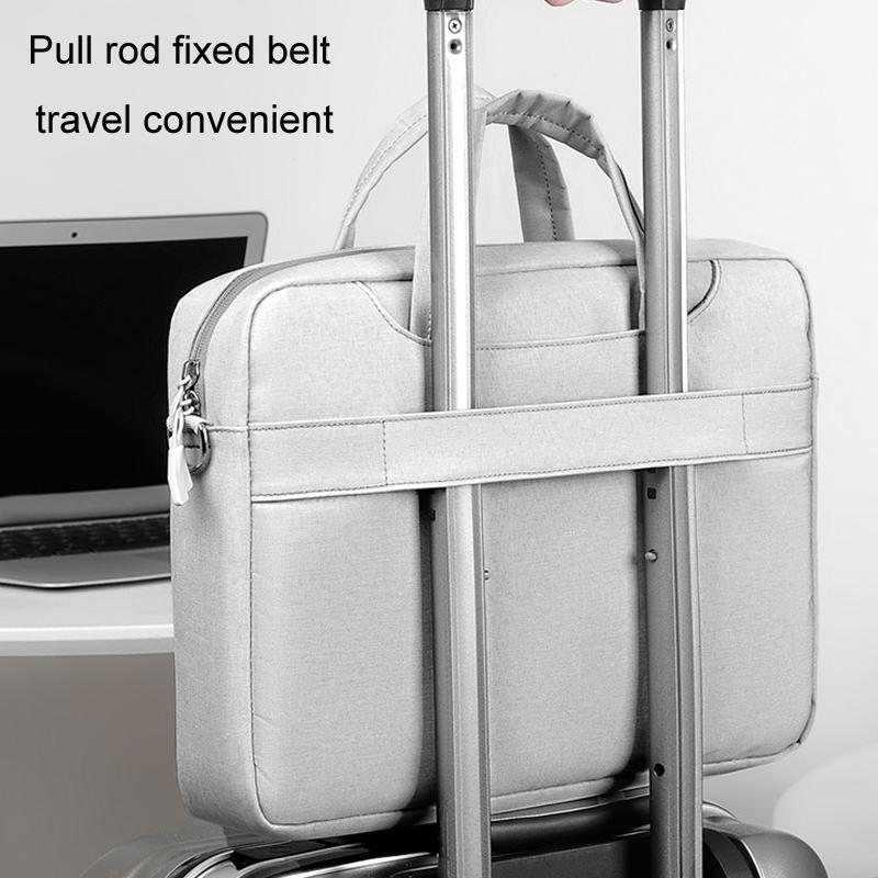 Portable Gaming Laptop Shoulder Bag - Crossbody Air Bag - Light Gray 8