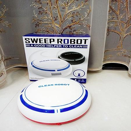 Intelligent 2-in-1 Rechargeable Floor Sweeping Robot Vacuum - Black 5