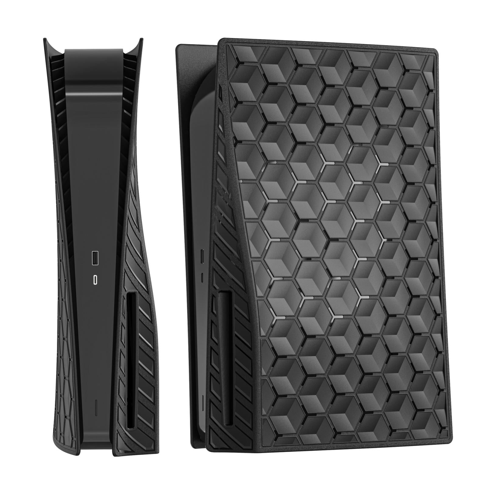 Protective Hard Case for Sony Ps5 Cd-rom Console - Honeycomb Shell