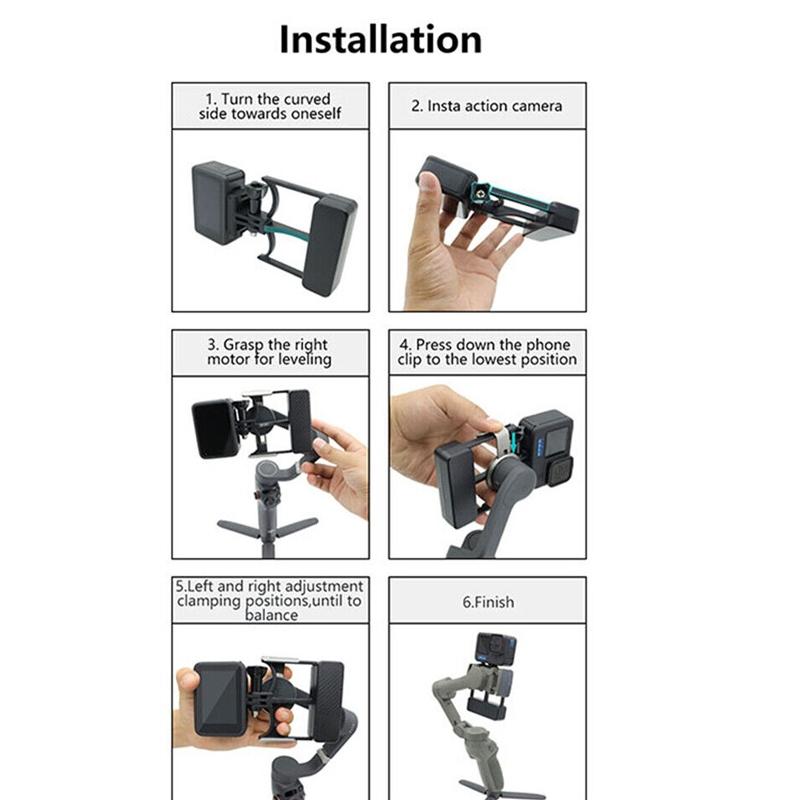 Universal Gimbal Adapter for Dji and Gopro Action Cameras 9
