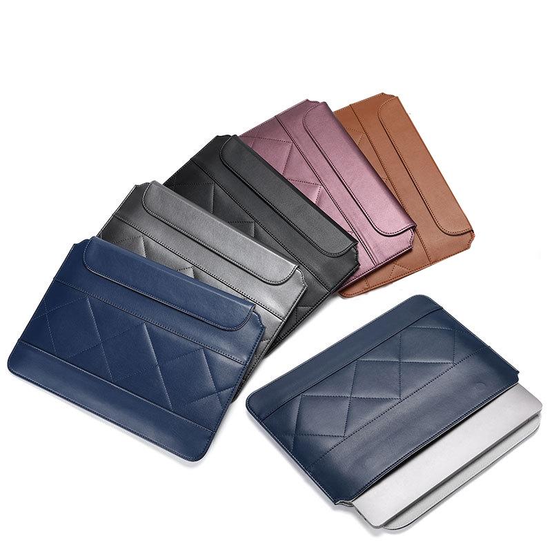 11-12 Inch Thin & Light Microfiber Leather Notebook Liner Bag for Computers - Blue 3