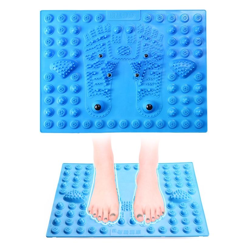 Foot Magnetic Therapy Massage Pad Toe Pressing Board - Blue 10