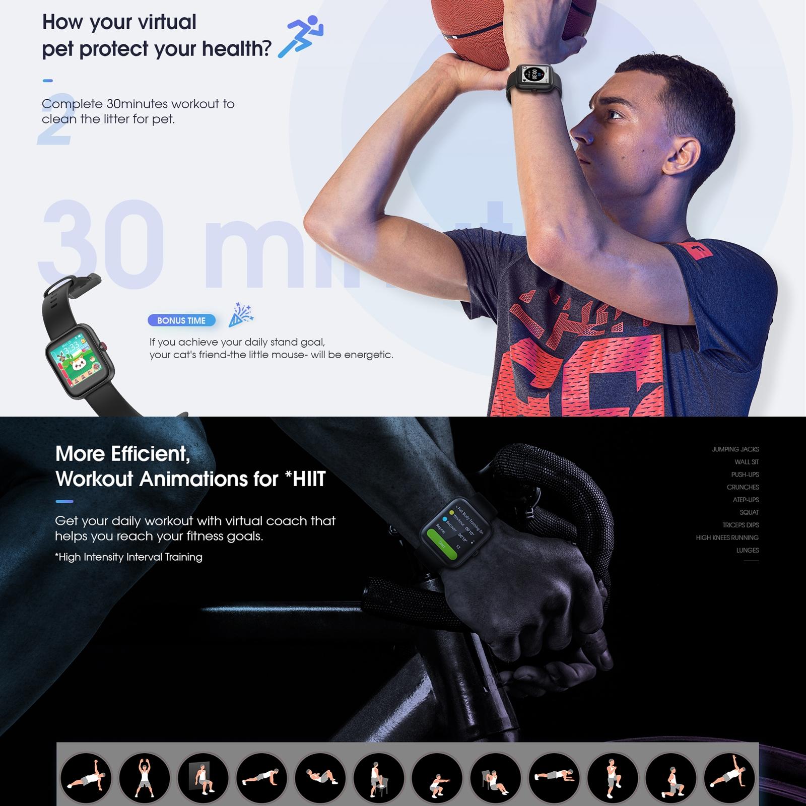 1.57 Inch Tft Touch Screen 5Atm Waterproof Smart Watch Support Sleep Monitoring / Heart Rate Monitoring / Sport Mode / Incoming Call & Information Reminder Black 5