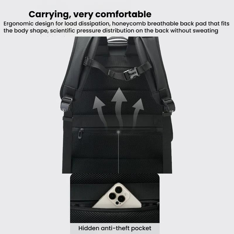 Large Capacity Business Shoulder Bag For Men - Gray 4