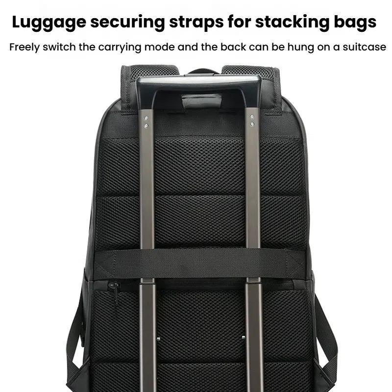 Large Capacity Business Shoulder Bag For Men - Gray 9