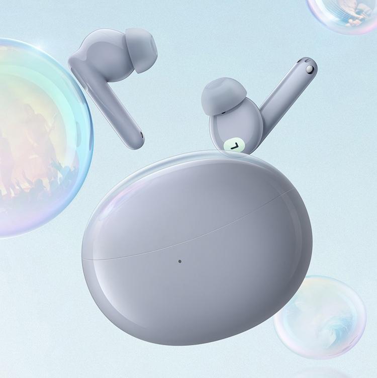 Wireless Active Noise-cancelling Earbuds for Music and Gaming - White 3