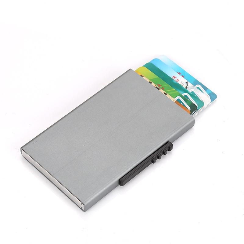 Aluminum Rfid Blocking Credit Card Holder - Red 12