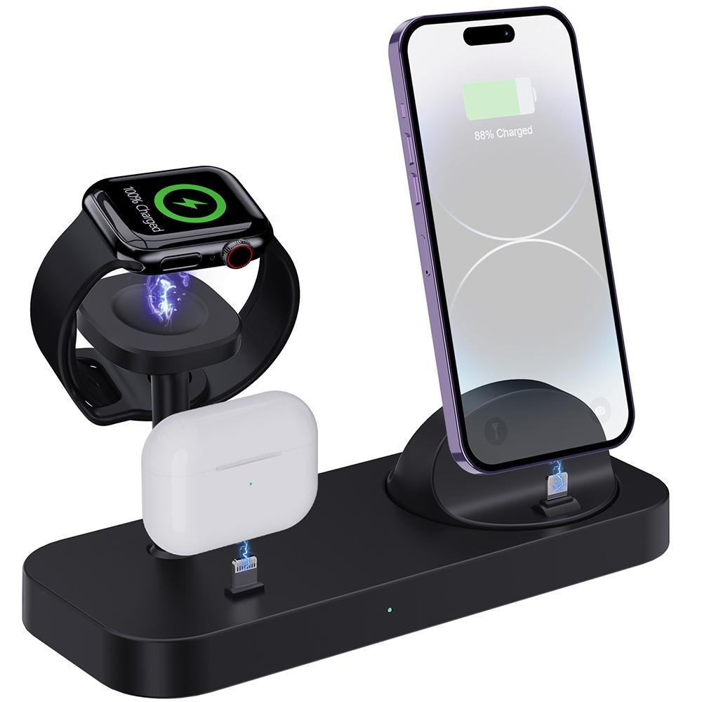 4 In 1 Charging Stand For Apple Watch And Airpods - White 11