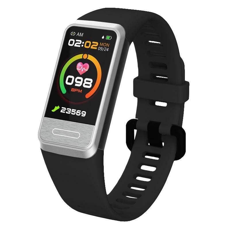Smart Blood Glucose Sleep Tracker - Tft Hd Display - Black 6