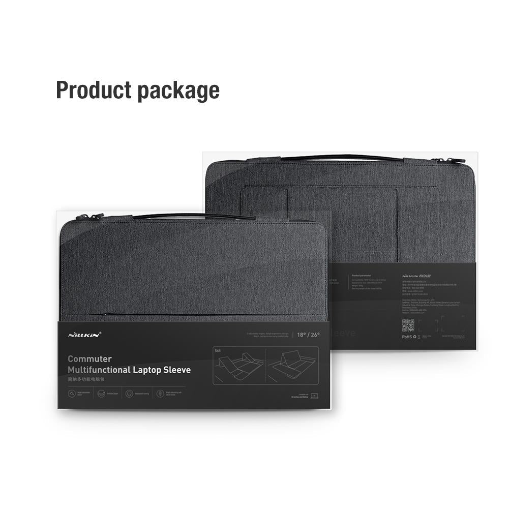 14.0 Inch Commuter Laptop Sleeve - Multifunctional - Dark Gray 6