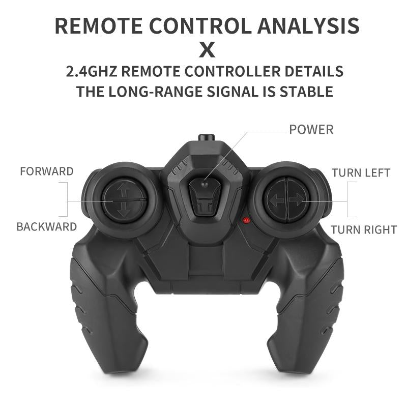 Amphibious Rc Vehicle with Eight Wheels - Black 3