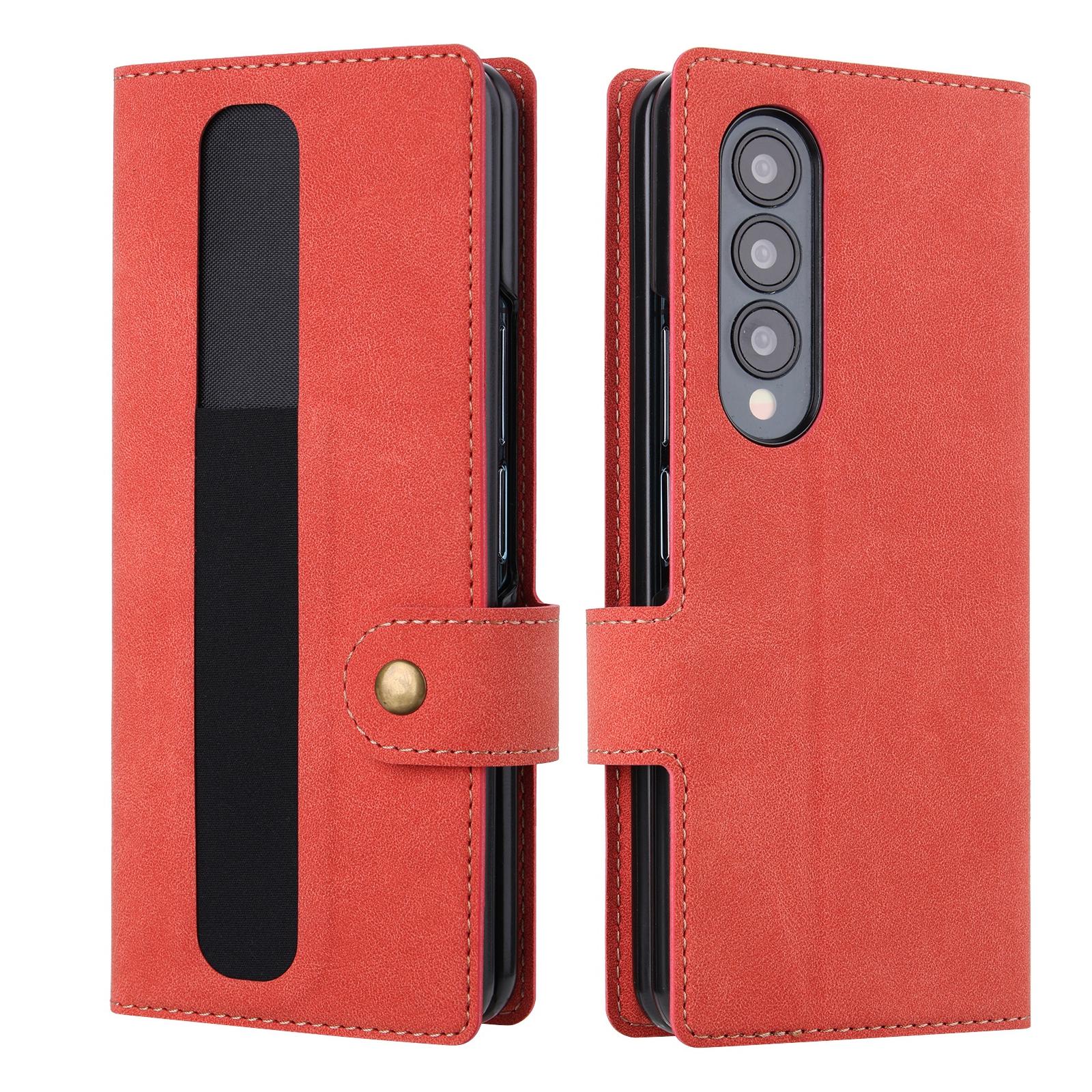 For Samsung Galaxy z Fold4 5G Vili Pr Series Flip Leather Case - Black 5