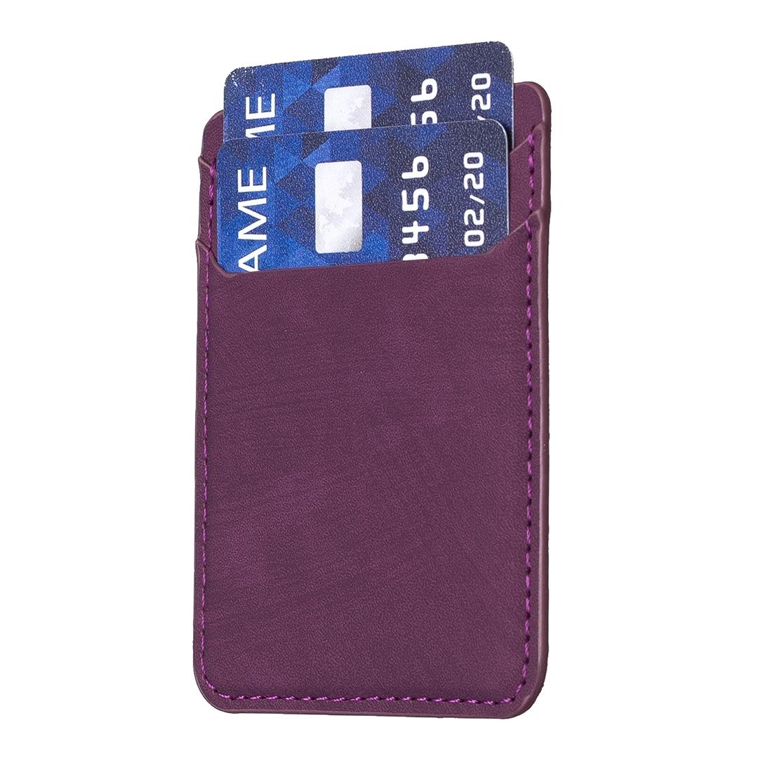 Frosted Card Bag Sticker For Mobile Phones - Dark Purple 11