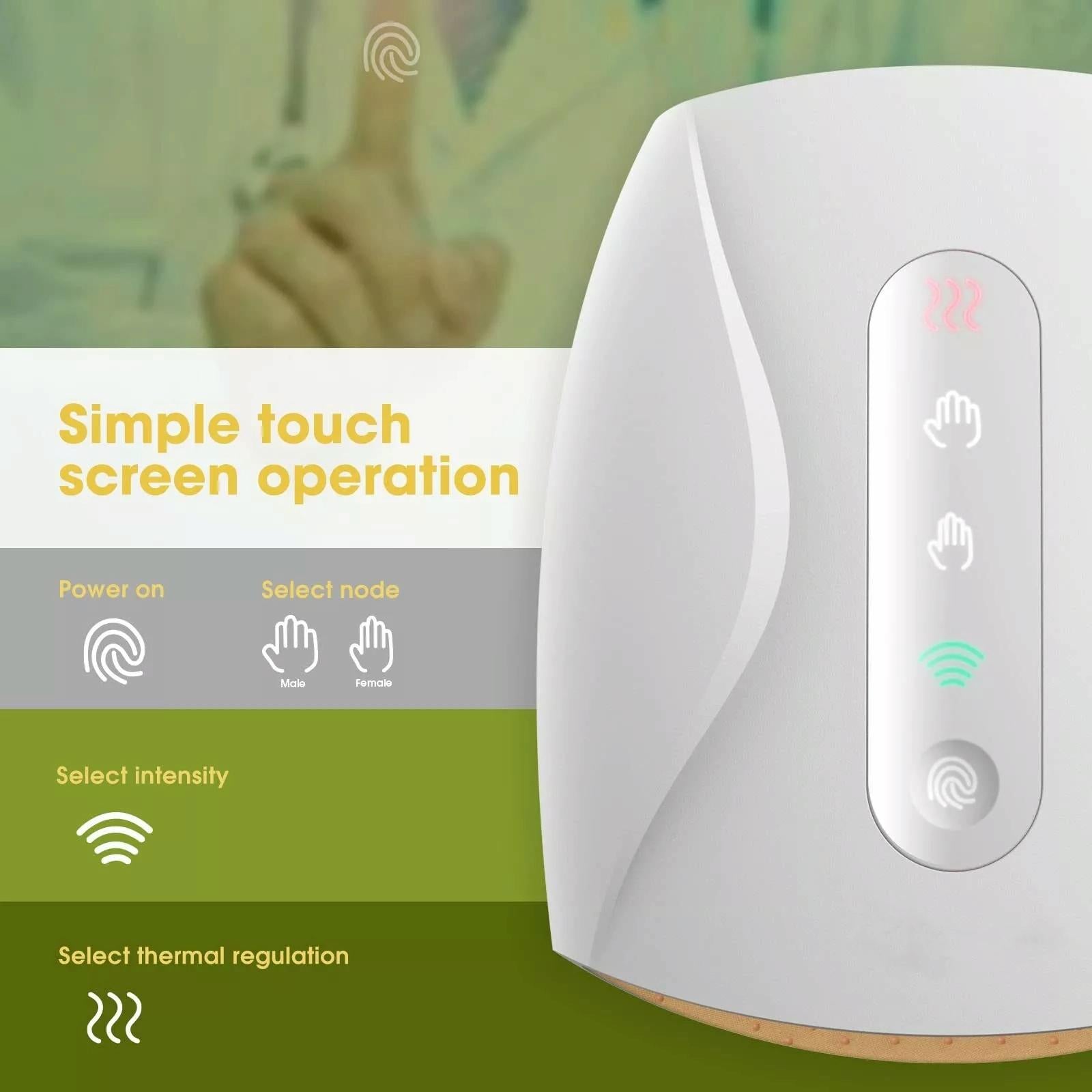 Hand Massager With Heat 3 Intensity Levels Convex Point Massage 4