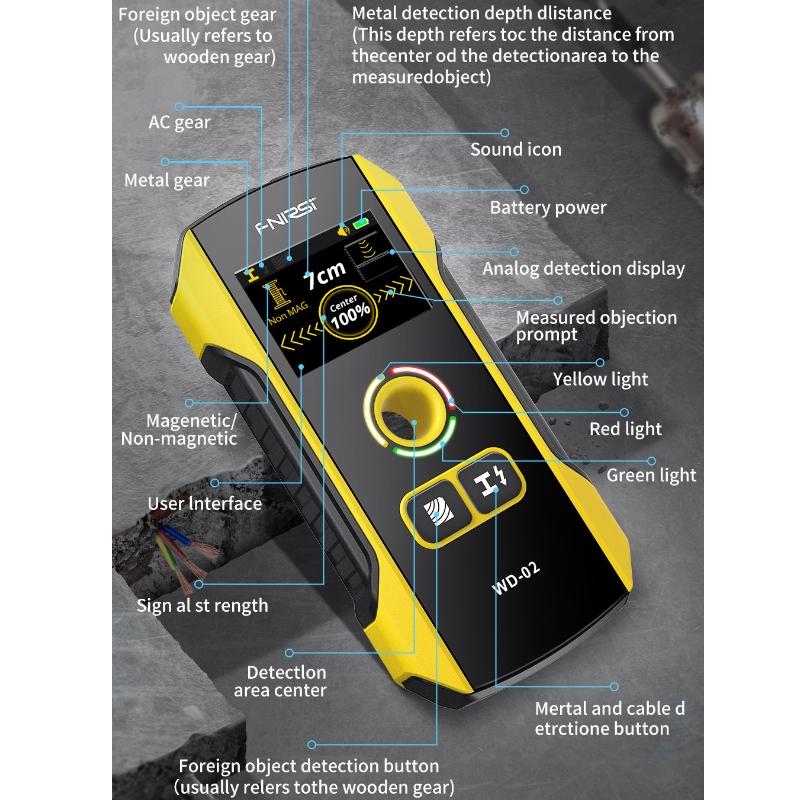 Wall Wire and Rebar Detector - Multifunctional 5
