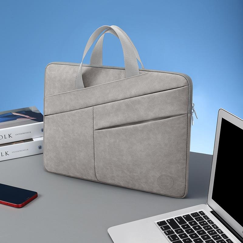 14 Inch Portable Business Travel Bag for Notebooks - Light Gray - 14 Inch 12