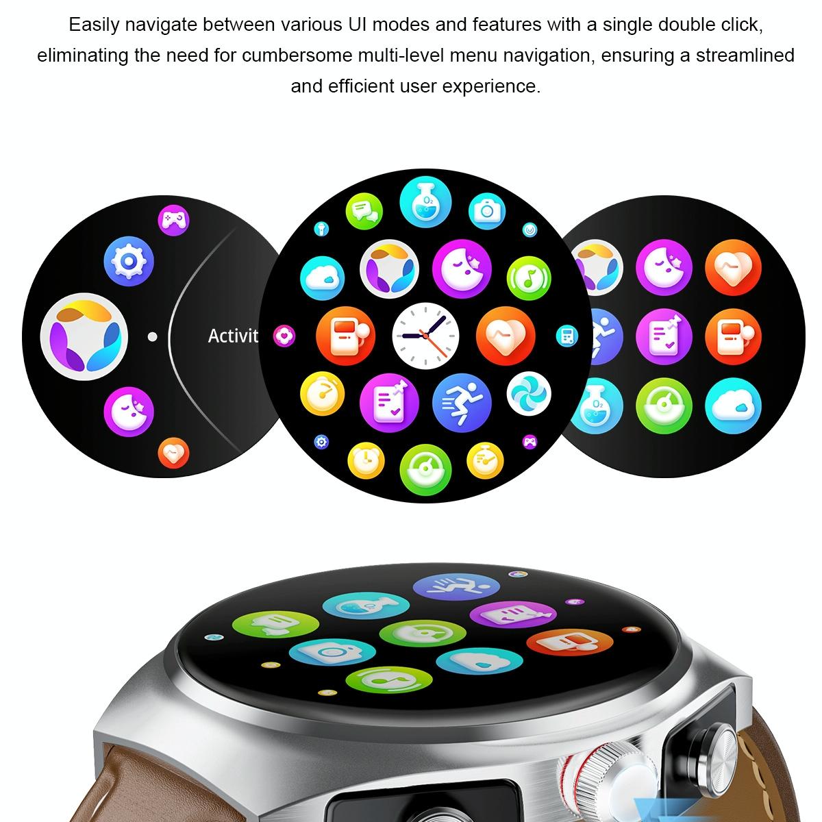 1.53 Inch Ips Screen 2 In 1 Bluetooth Earphone Smart Watch - Black 7