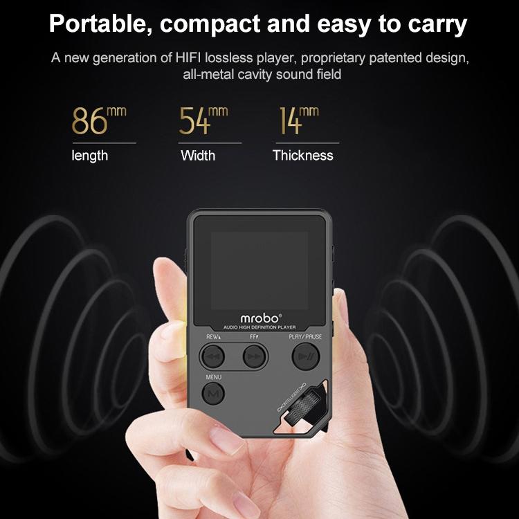 1.8 Inch Hifi Mp3 Player High Sound Quality 8Gb Memory Tf / Fm / E Book Grey 5