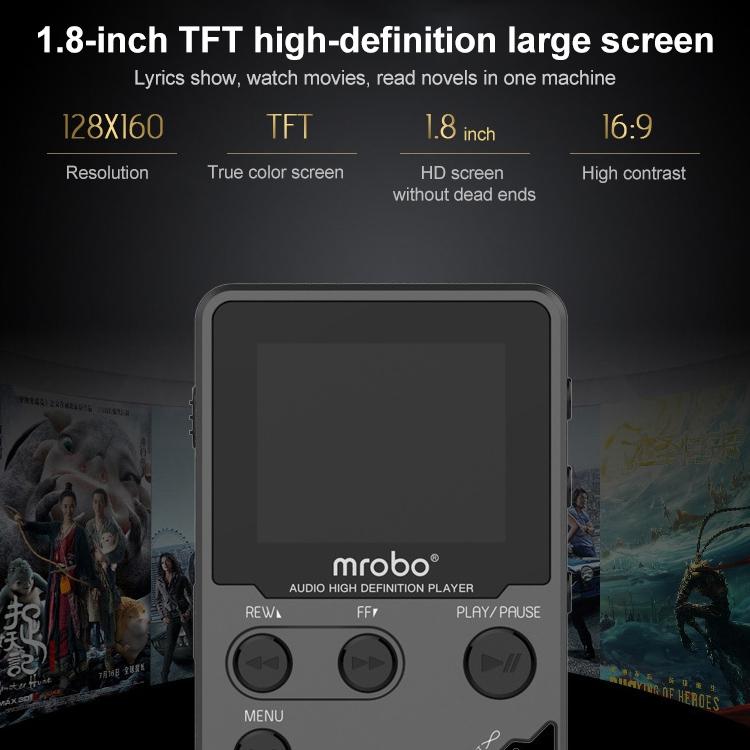 1.8 Inch Hifi Mp3 Player High Sound Quality 8Gb Memory Tf / Fm / E Book Grey 6