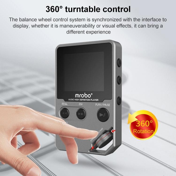 1.8 Inch Hifi Mp3 Player High Sound Quality 8Gb Memory Tf / Fm / E Book Grey 7