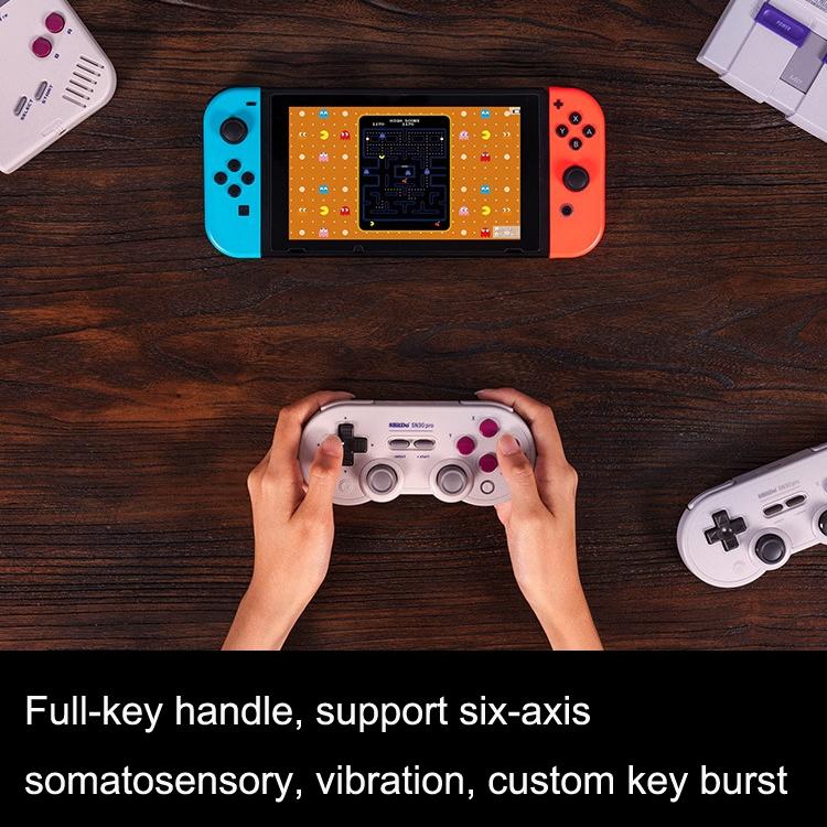 Light Gray Wireless Gamepad for Nintendo Switch 8