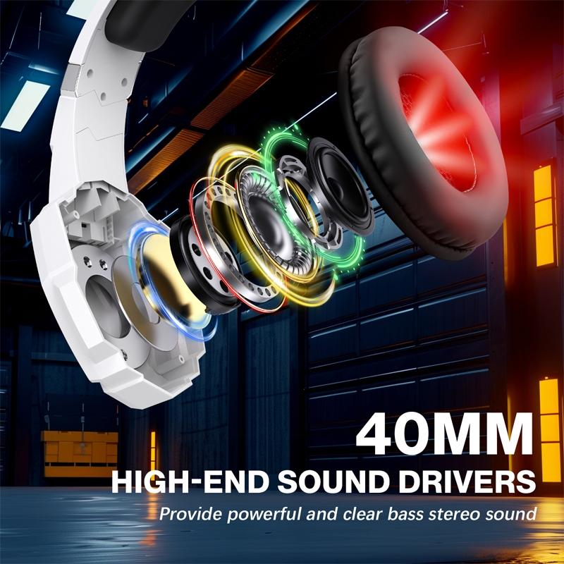 Pro Gaming Headset With Mic 2.1M Cable - Black 3