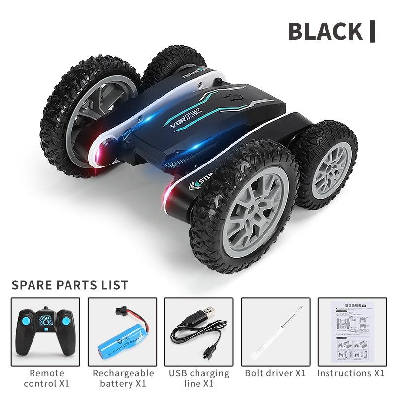 2.4g Rc Stunt Car - Double Deformation Twisting & Rotating - White 3