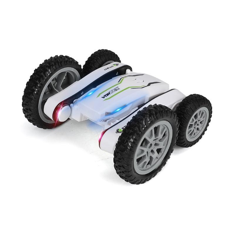 2.4g Rc Stunt Car - Double Deformation Twisting & Rotating - White 9