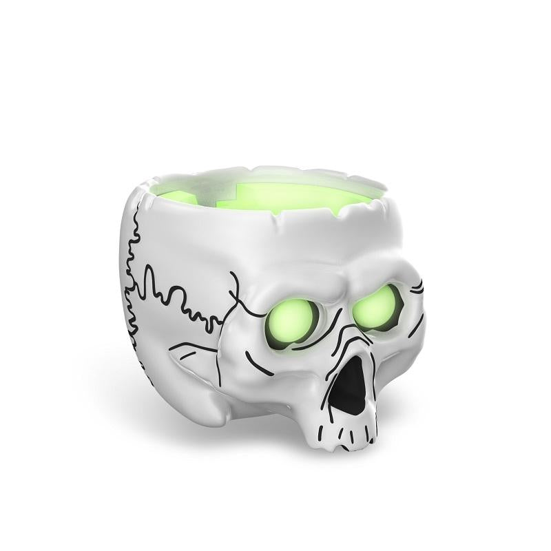 5-piece Skull Desktop Stand for Apple Home Pod Mini - White 3
