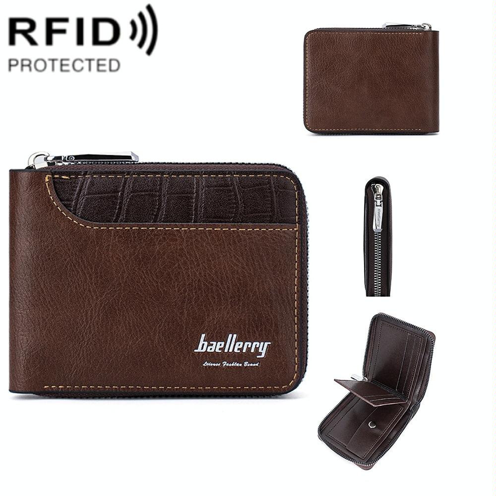 Secure Rfid Blocking Short Wallet - Anti-theft - Black 3