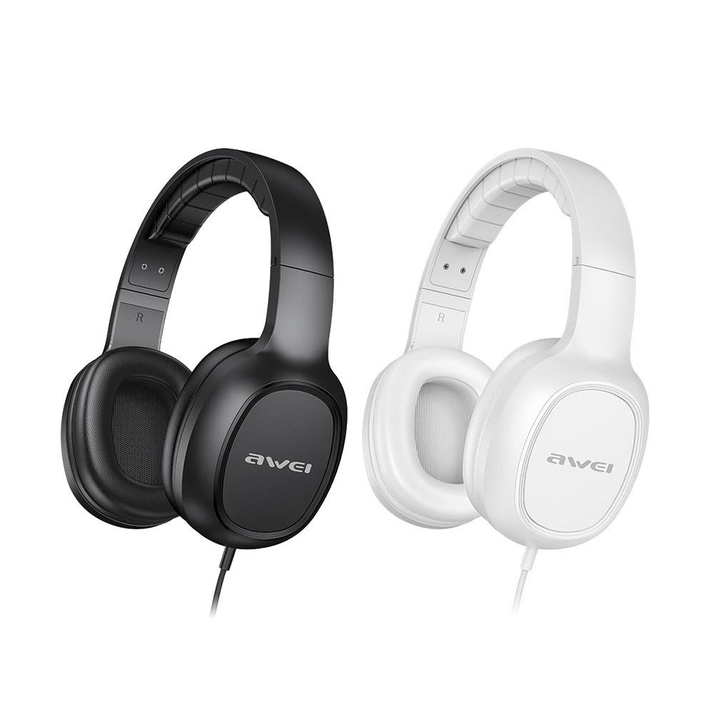 3.5Mm Stereo Wired Headset For Awei Gm-6 - Black 3