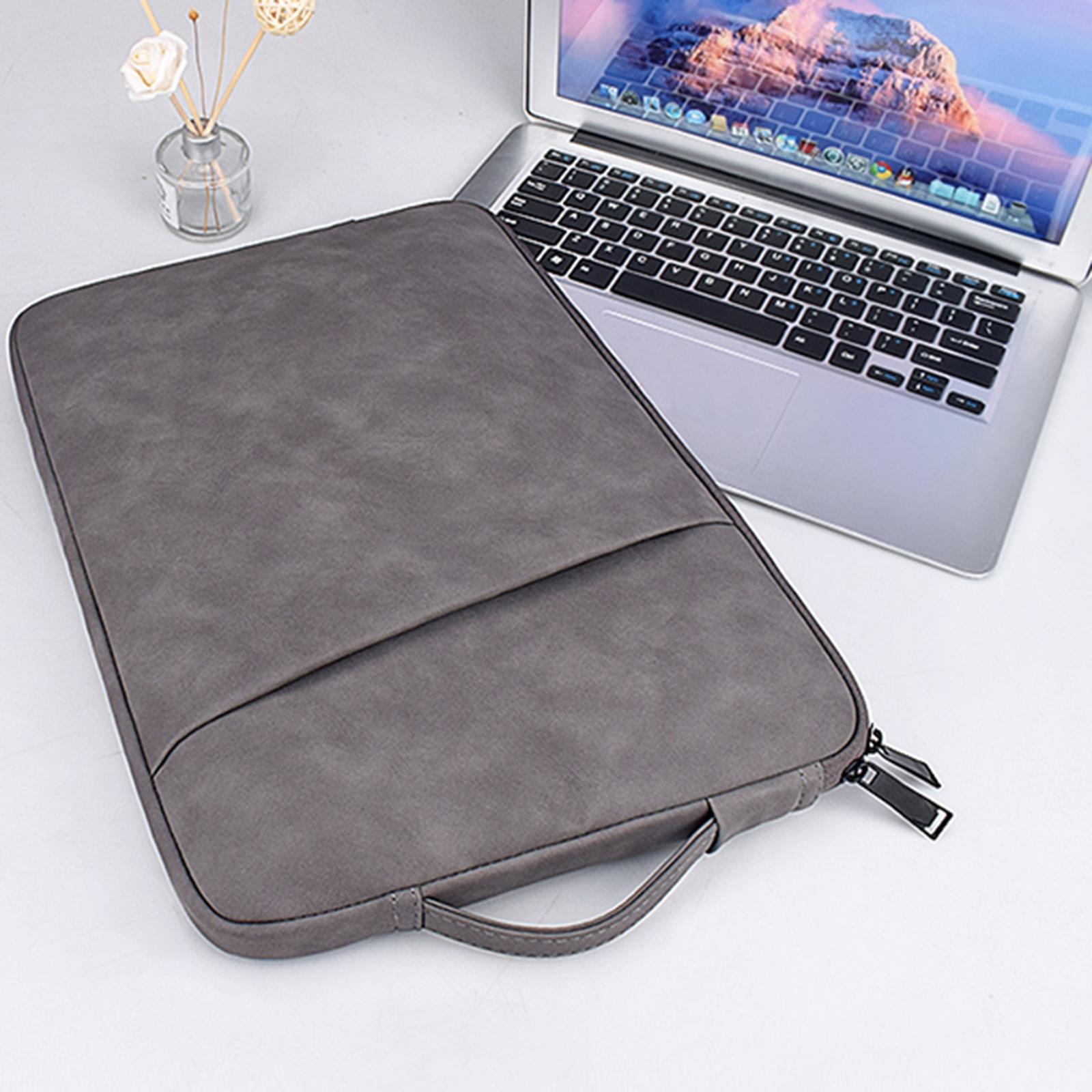 13.3 Inch Sheepskin Notebook Inner Bag - Natural - Deep Space Gray 7