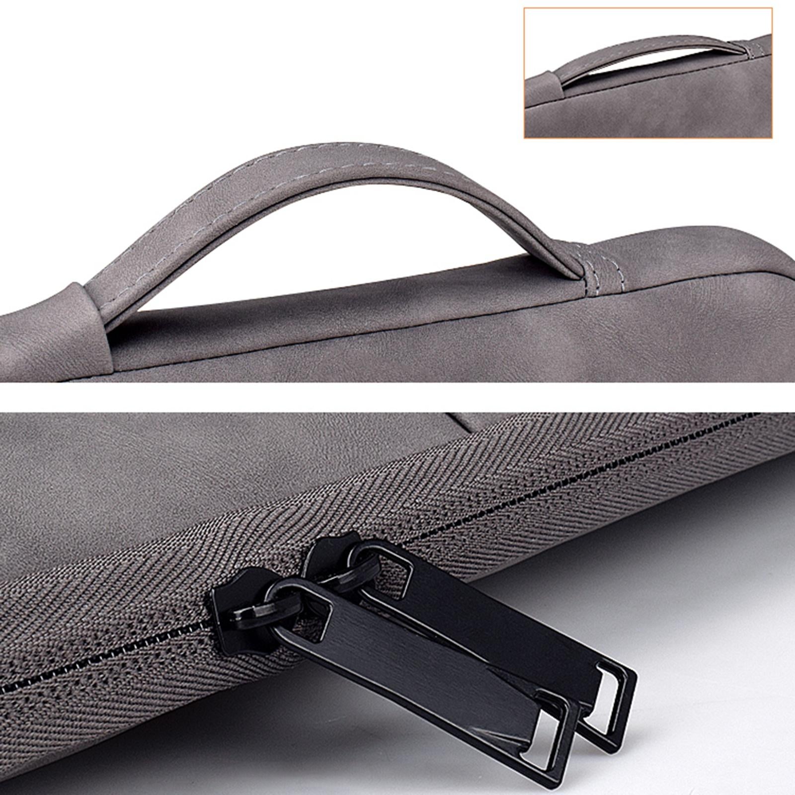 13.3 Inch Sheepskin Notebook Inner Bag - Natural - Deep Space Gray 8