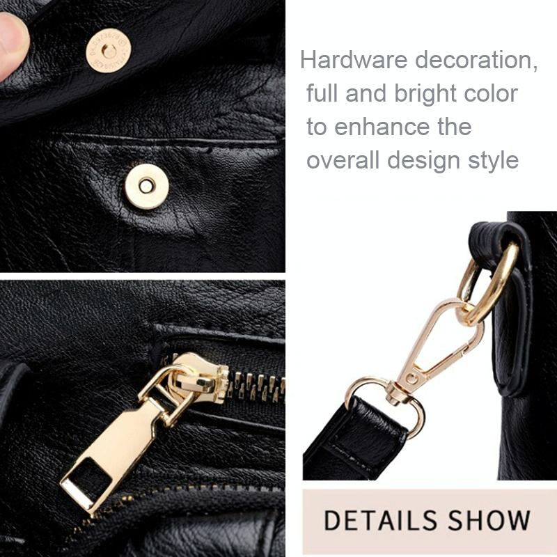 Yellow Middle-aged Mother Bag with Multi-pocket Capacity 6