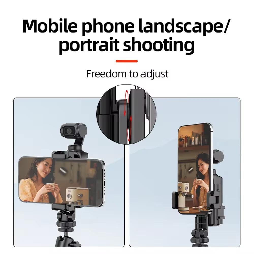 3 Cold Shoe Phone Holder For Dji Osmo Pocket Expand Bracket Black 5