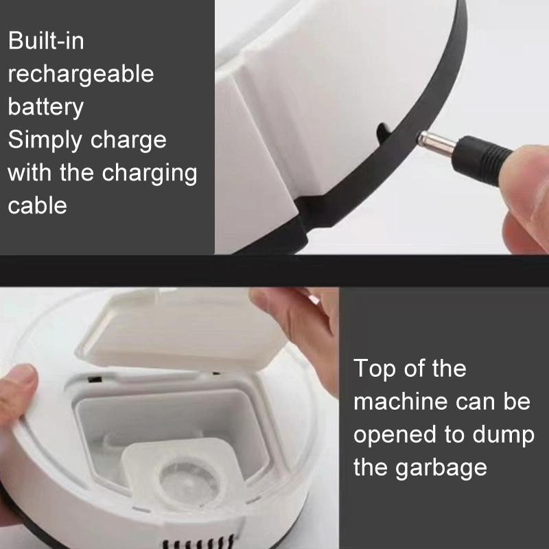 Smart Usb Charging Robot Vacuum for Family Cleaning - Yellow 11