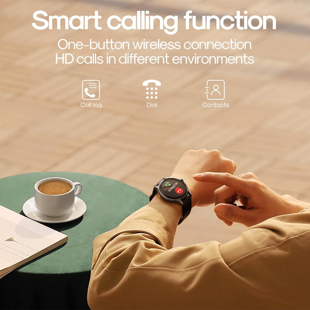 1.28 Inch Ip68 Waterproof Smart Watch Support Make / Answer Call & Heart Rate Monitoring Dark Grey 3