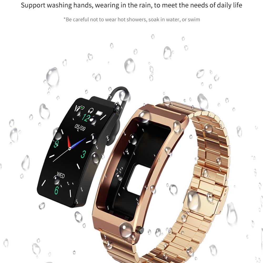 Smart Bracelet With Sleep And Oxygen Monitoring - Tft Display - Black 11